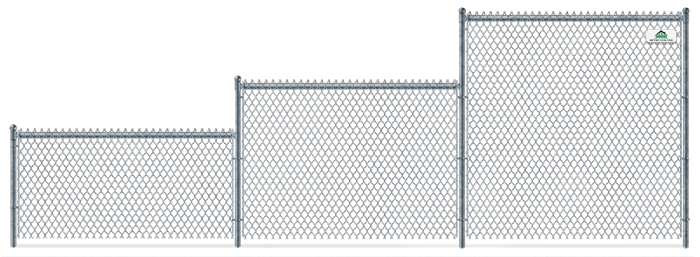 Residential Chain Link fence height options Charlotte Metro Area
