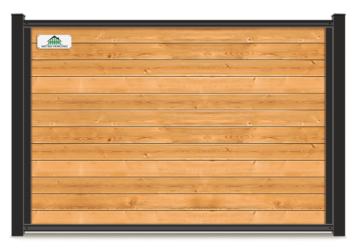 Custom Mixed Material Fence in the Charlotte Metro Area area.