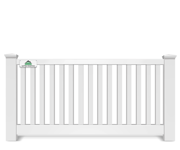 Vinyl picket fence contractor in Charlotte Metro Area