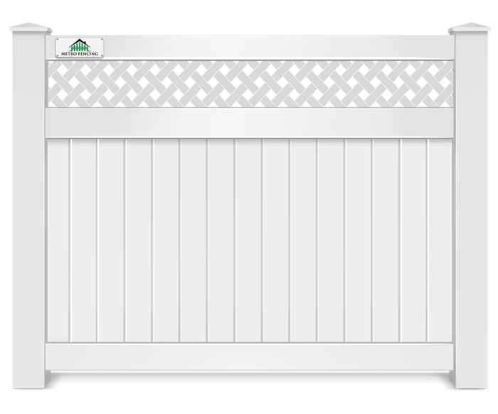 Vinyl decorative fence contractor in Charlotte Metro Area