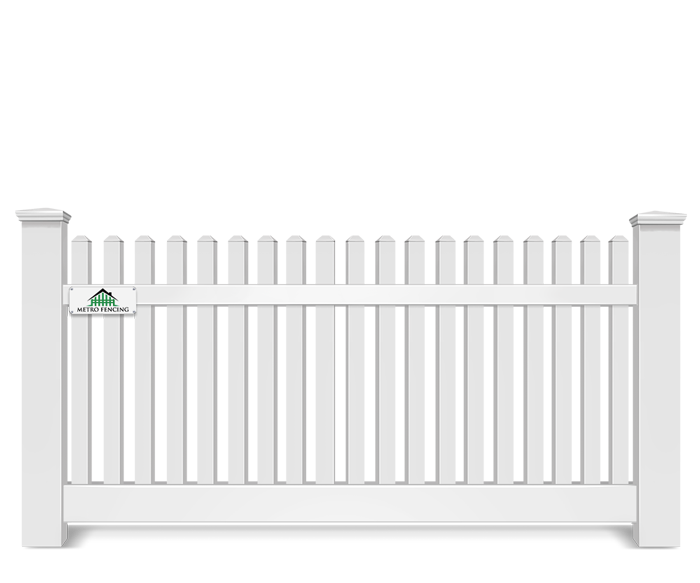 Vinyl picket fence contractor in Charlotte Metro Area