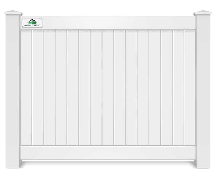 Vinyl full privacy fence contractor in Charlotte Metro Area
