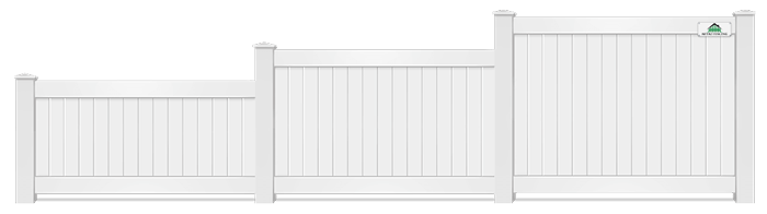 Residential Vinyl fence height options Charlotte Metro Area