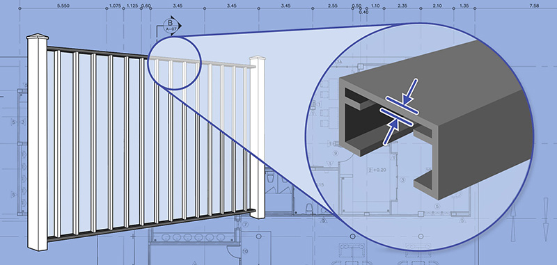Charlotte Metro Area Aluminum fence Rails installation company