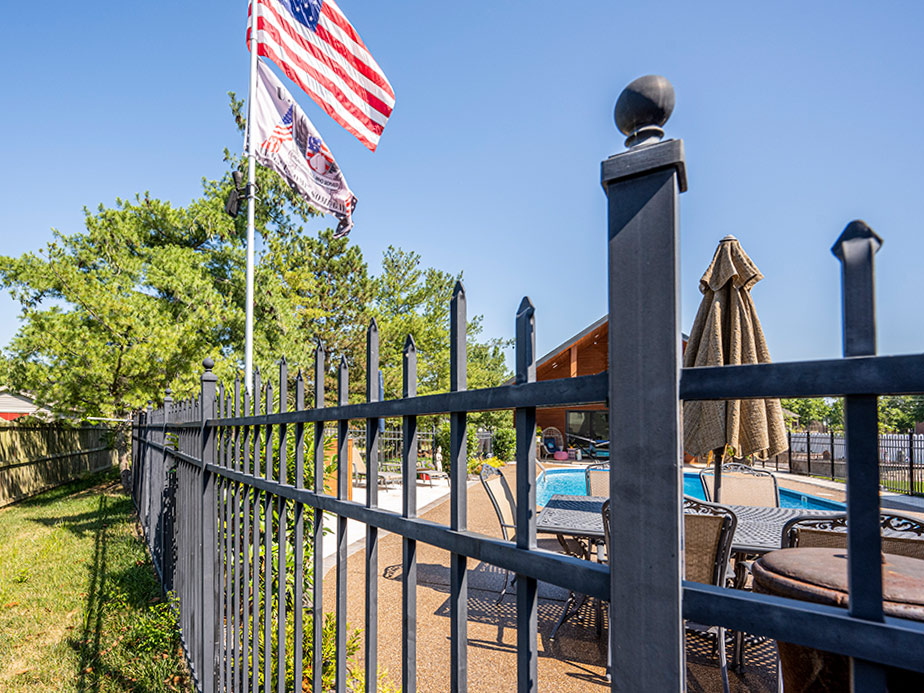ornamental steel fence Davidson North Carolina