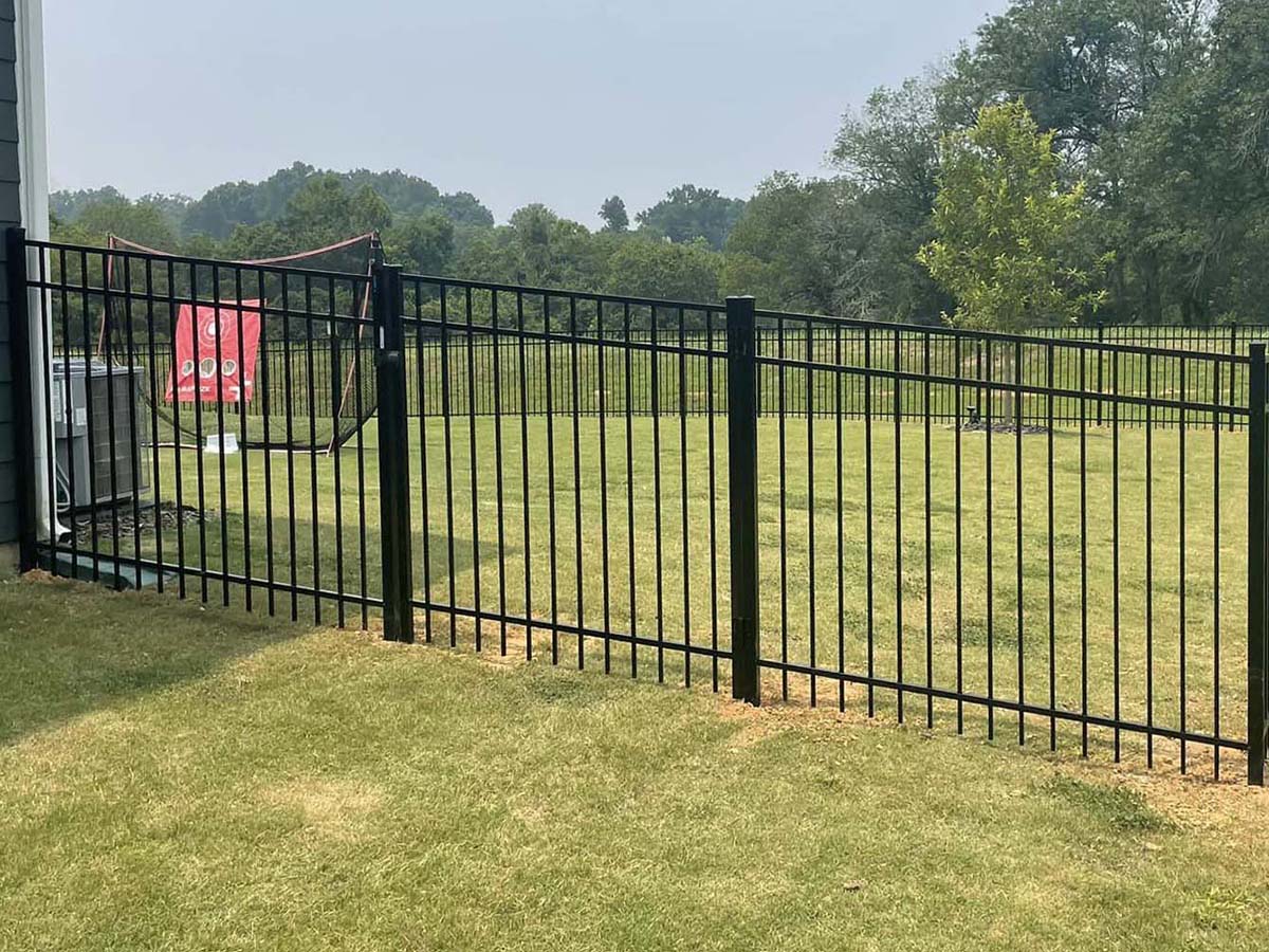 Fence with Residential Properties Ornamental Iron Fence Installation Contractor in Mooresville NC in Charlotte Metro Area
