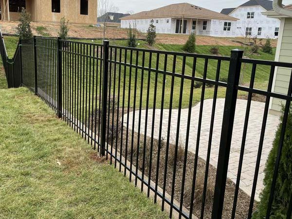 Fence with Residential Properties Aluminum Fence Installation Contractor in Mooresville NC in Charlotte Metro Area